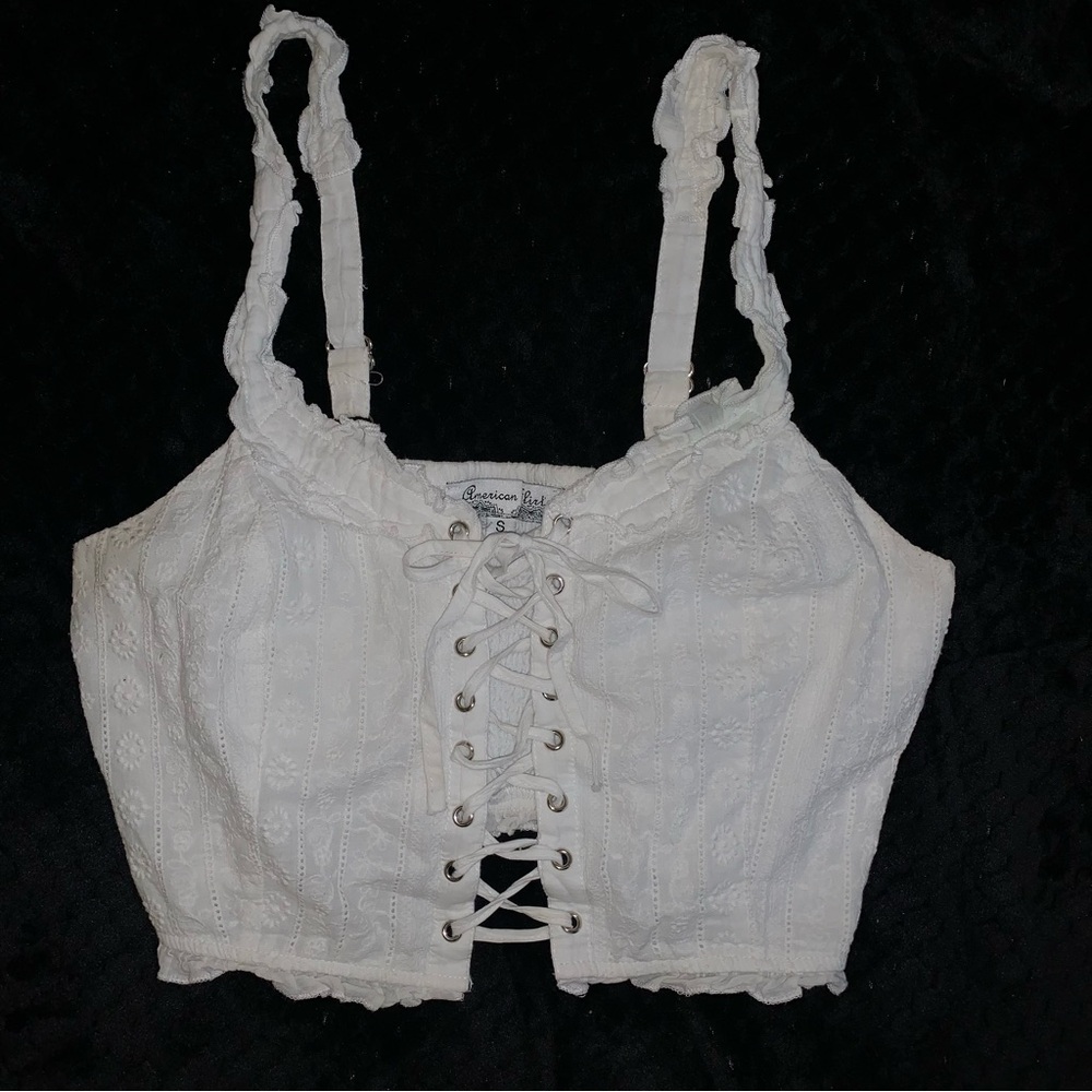 Lace Corset Crop-top American Flint Size Size S Summer Top